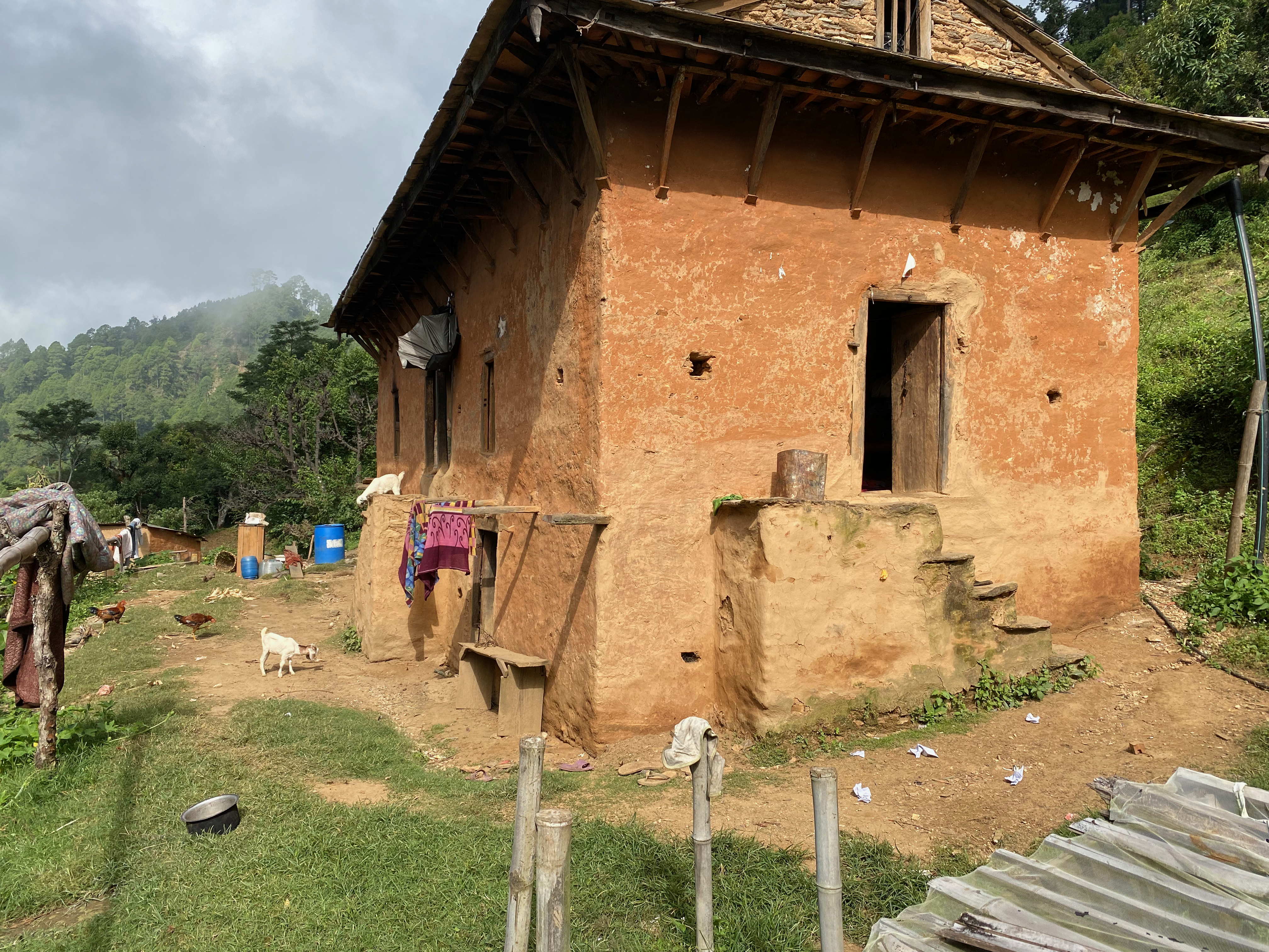 Sushila Boharas house in Todke village Chaurjahari.png